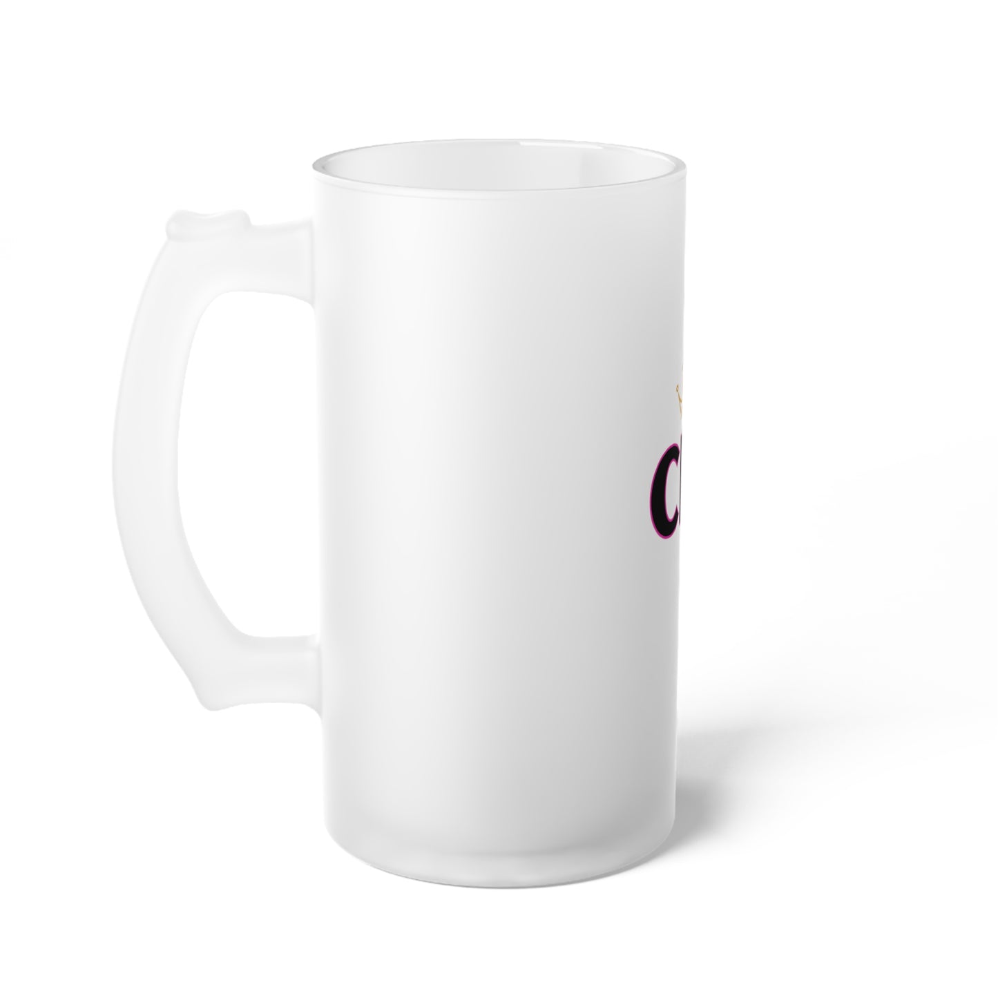 Capital Elite Frosted Glass Beer Mug