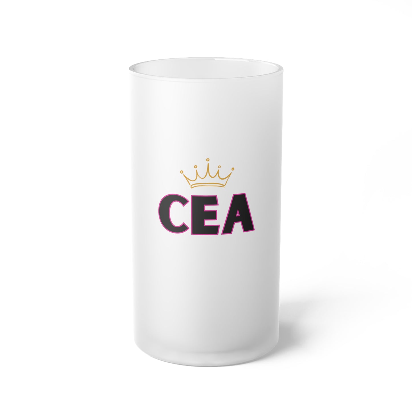 Capital Elite Frosted Glass Beer Mug